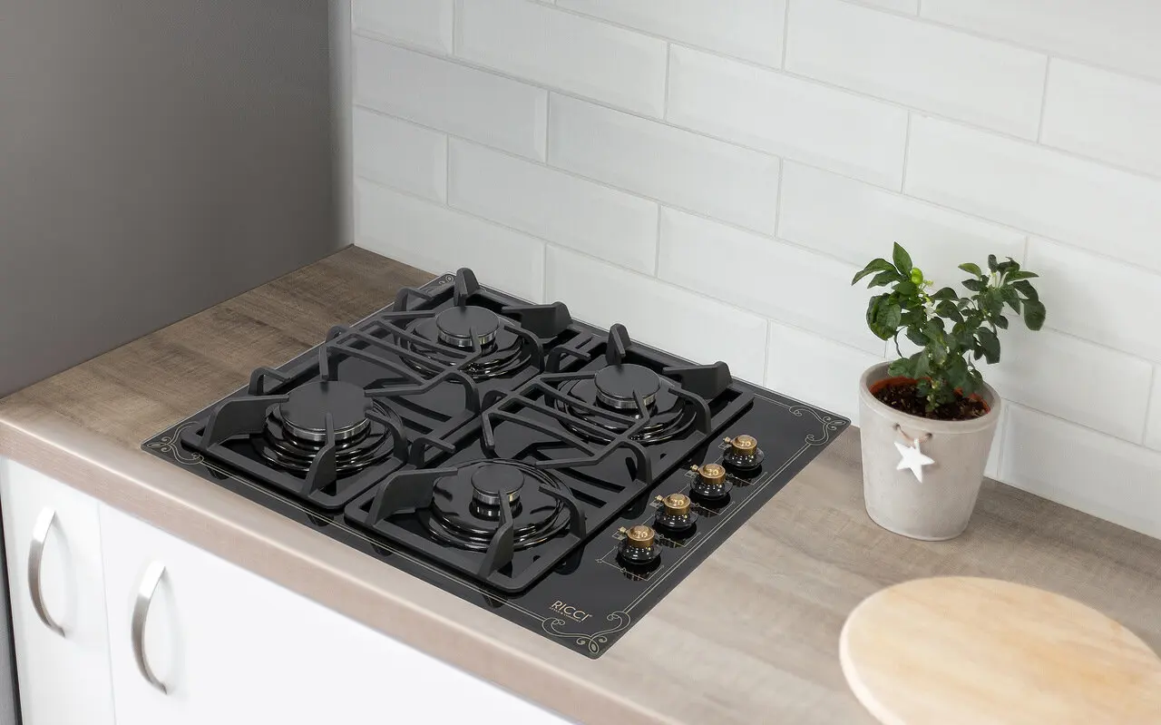 Газовая варочная панель RICCI RGN-650BL | Бытовая техника