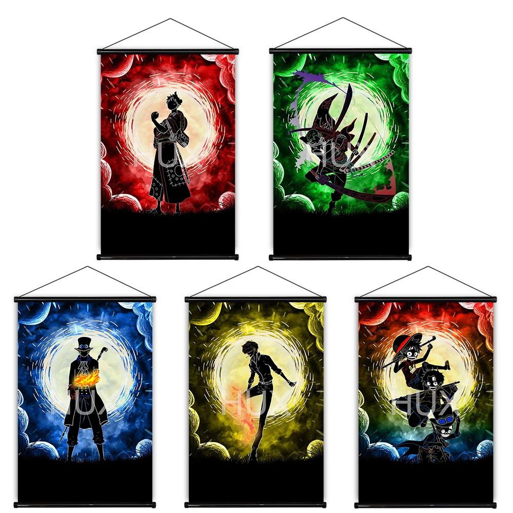 

Japane Anime One Piece Luffy A Collection Of Characters Canvas Painting Pictures Prints Home Decor Wall Art Modern Mural Gift