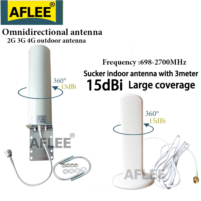 2020 New!! ALC 2100Mhz Cellular Amplifier WCDMA 3G GSM Repeater 2G 4G Data Mobile Signal Booster 70dB UMTS LTE Set | Мобильные