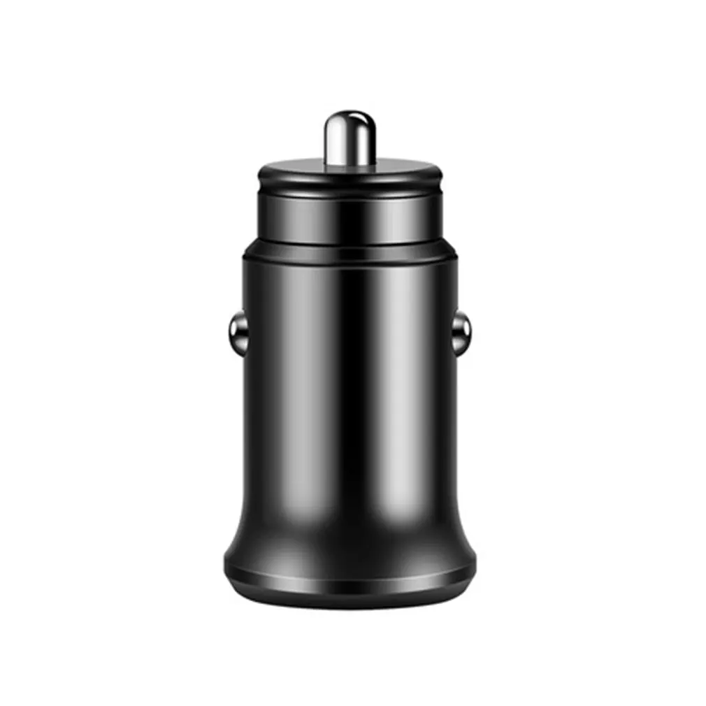 Автомобильное зарядное устройство Mini с двумя USB-портами автомобильное для