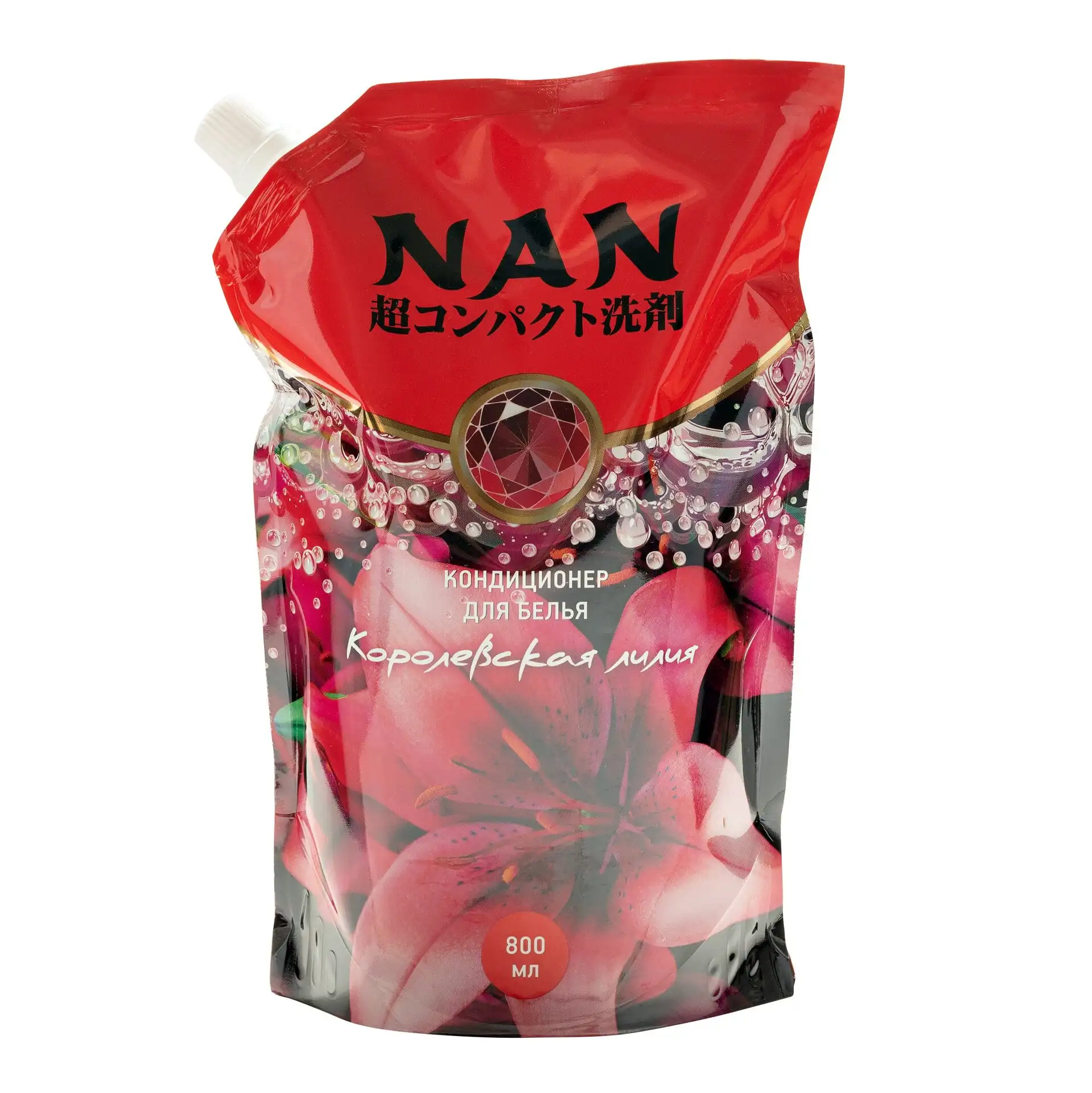 Concentrated Multi-capsule conditioner for linen Nan with the aroma of Royal Lily replaceable unit 800 ml | dishwasher tablets Detergents finish