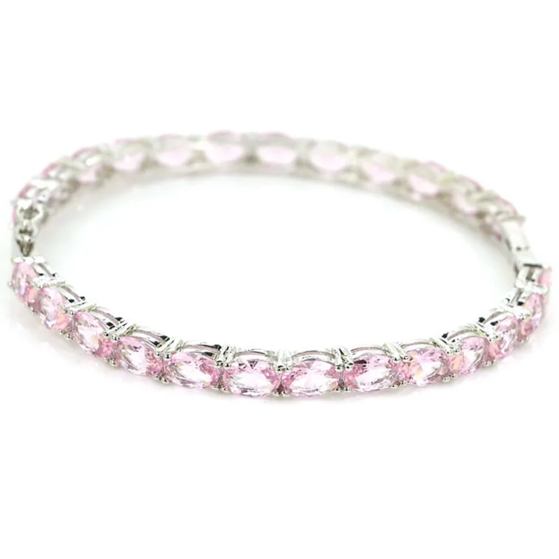 64x5 мм настоятельно рекомендуем SheCrown розовый Танзанит кунцит для женщин