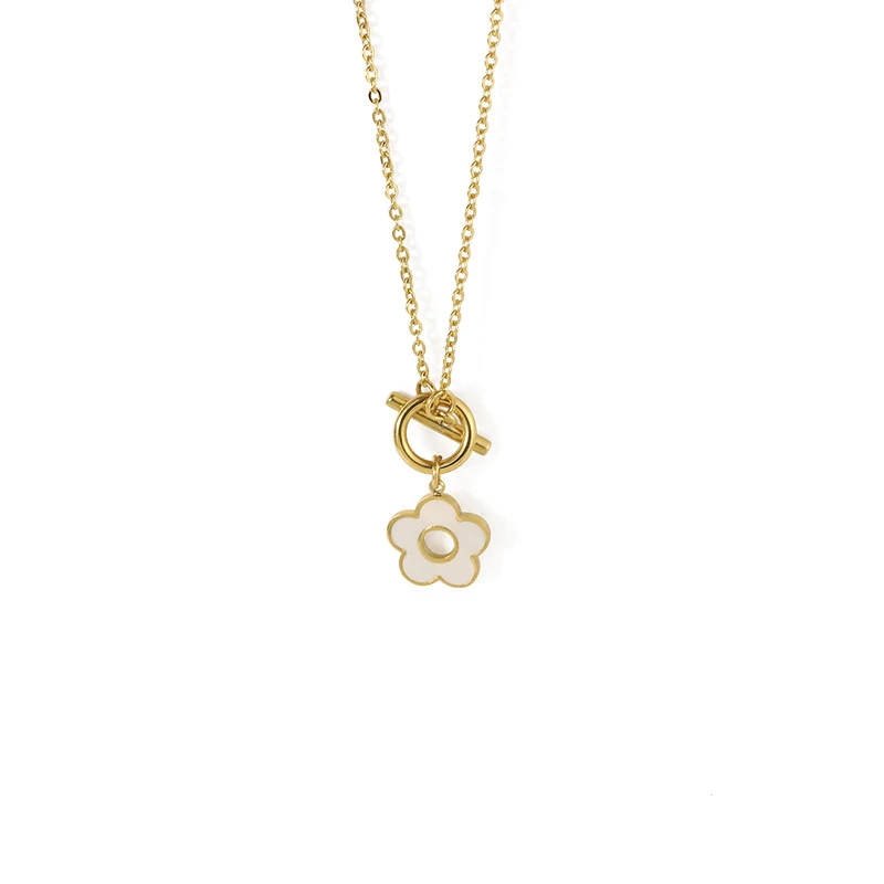 

Real Gold Plated Necklace Delicate Chain Pendants Sweater Chain for Women Vintage Simple High Quality Gift 2021 New Fashion