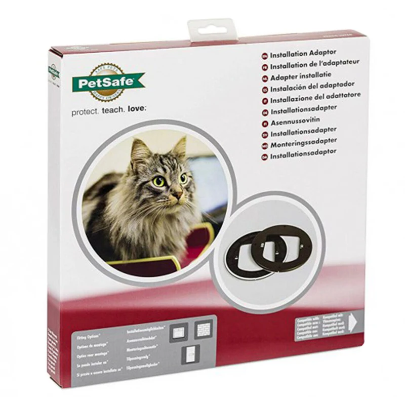 PetSafe Adapter For Installing The Door In Glass Windows And Doors Doorway Hole Pet Walkway Cats Dogs Goods Pets Walk Entrance Exit Passage Sash Gate