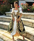 Элегантные традиционные албанские брюки, вечерние платья для невесты, свадебная одежда, бархатные кружевные наряды с аппликацией для выпускного вечера, наряды