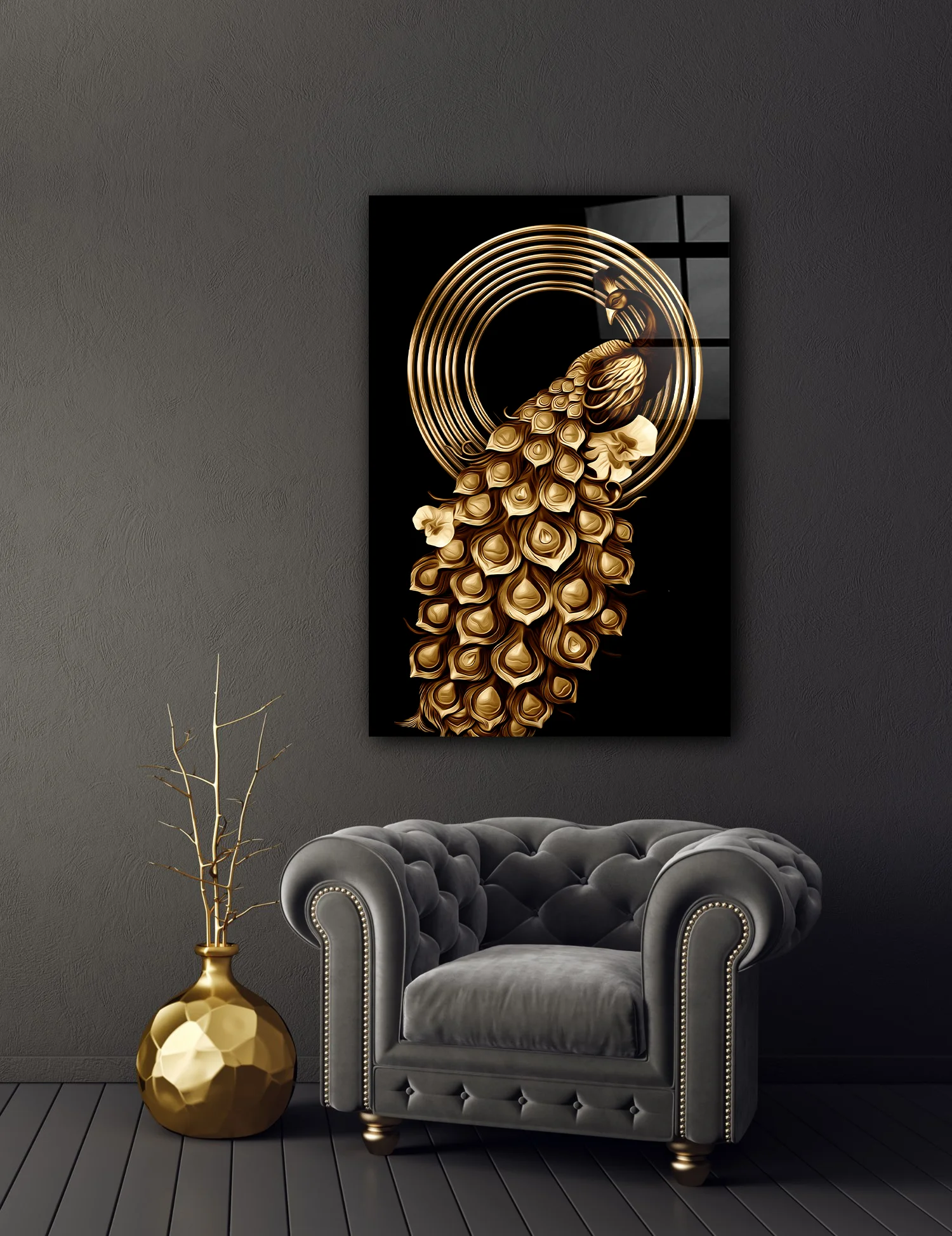 

High Quality Modern Design Tempered Glass Table Unbreakable Home Decor Picture Interior Decoration