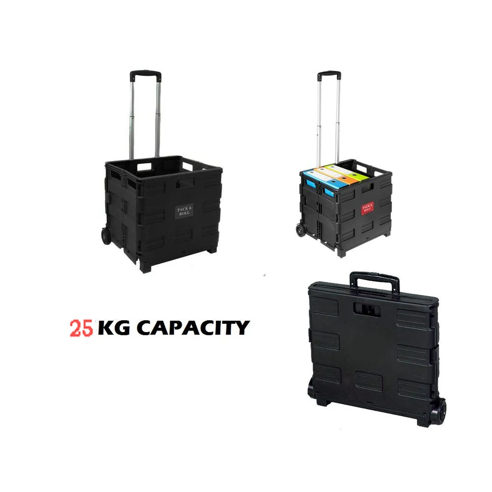 Складная тележка для путешествий покупок кемпинга до 25 кг | Дом и сад