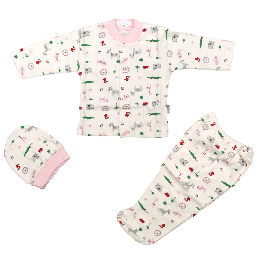 

2021 Baby Pajamas Dress Clothes For Girls Boys Sleepwear Children Nightwear Newborn Sets Bathrobe 0-3 Month Four Season Cotton