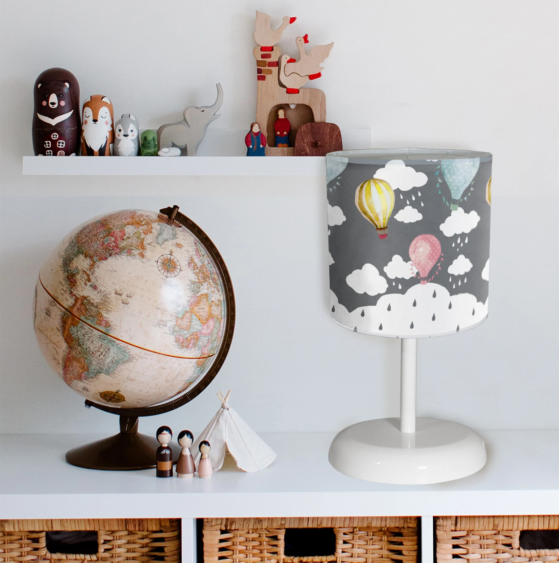 

Car Pattern Children 'S Room Night light Table Top Lamps Lighting lampshade Star Cloud Educational Lighting