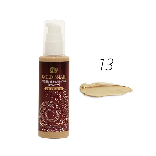Тональный крем с муцином улитки Enough Gold Snail Moisture Foundation SPF30 N13 100 мл |
