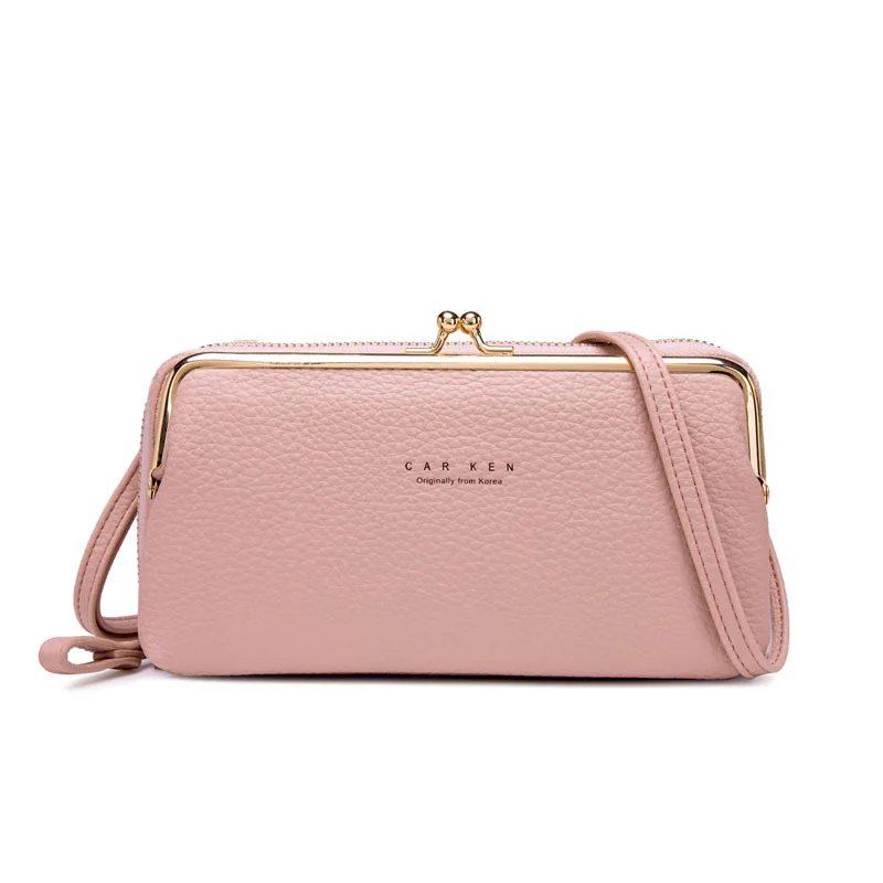 Модные маленькие сумки через плечо Женская матовая кожаная сумка-мессенджер на