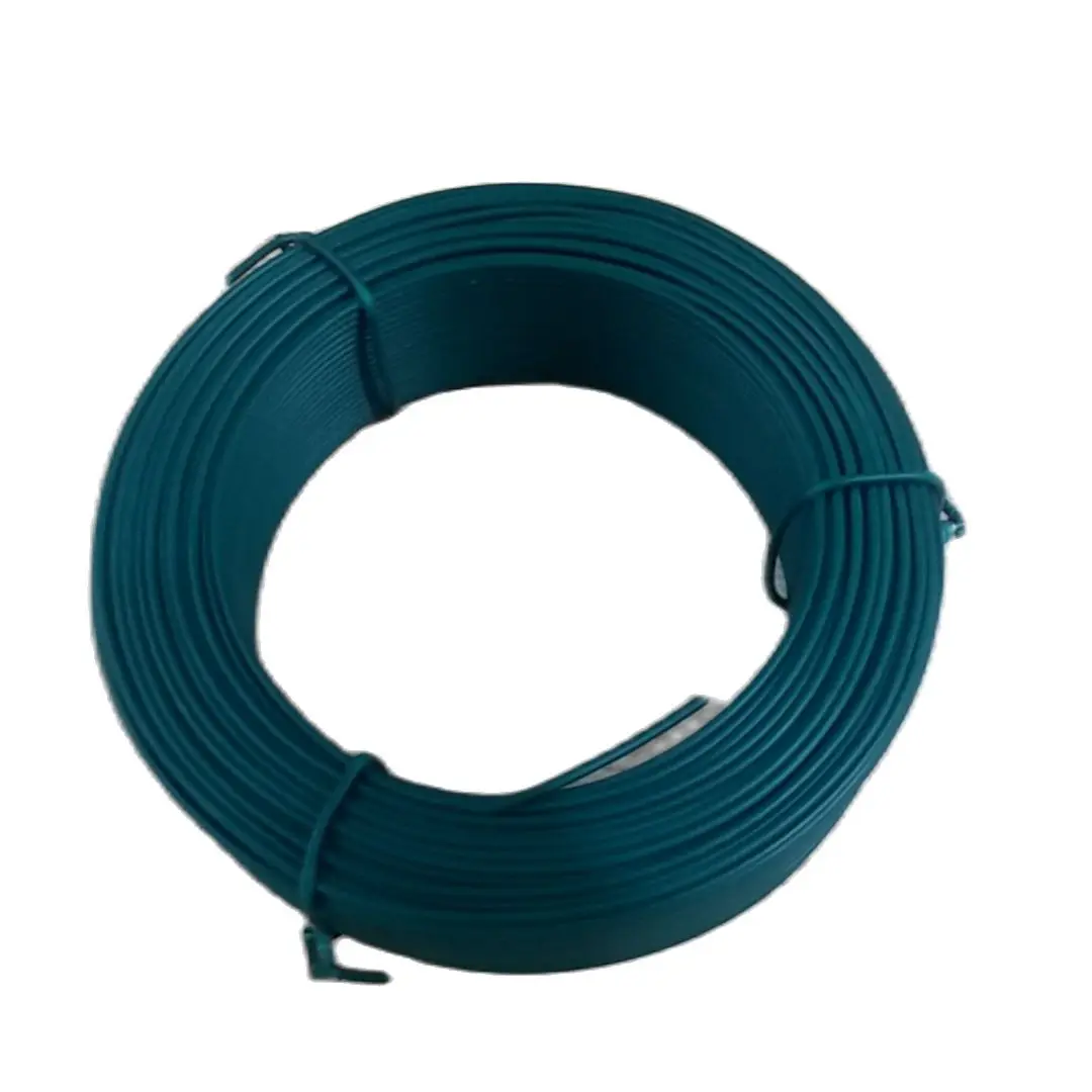 

328 Feet Plant Twist Tie Plastic Coated Soft Garden Metal Wire 1mm Thin for Gardening, Home, Office (Green)