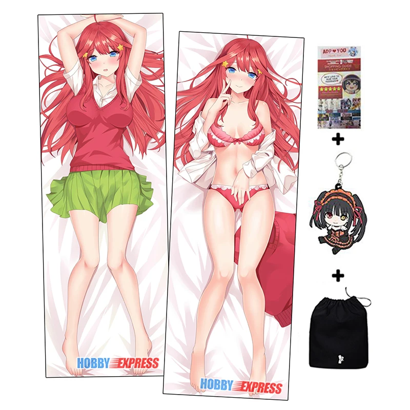 ADP99057 Hobby Express аниме Dakimakura японское обнимающее тело Наволочки Чехол Quintuplets Miku Yotsuba Nino Itsuki Nakano - Цвет: ADP99057