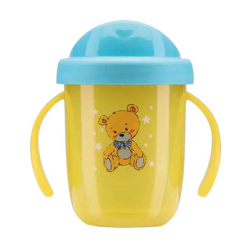 Поильник-непроливайка КУРНОСИКИ с ручками 210 мл | Мать и ребенок