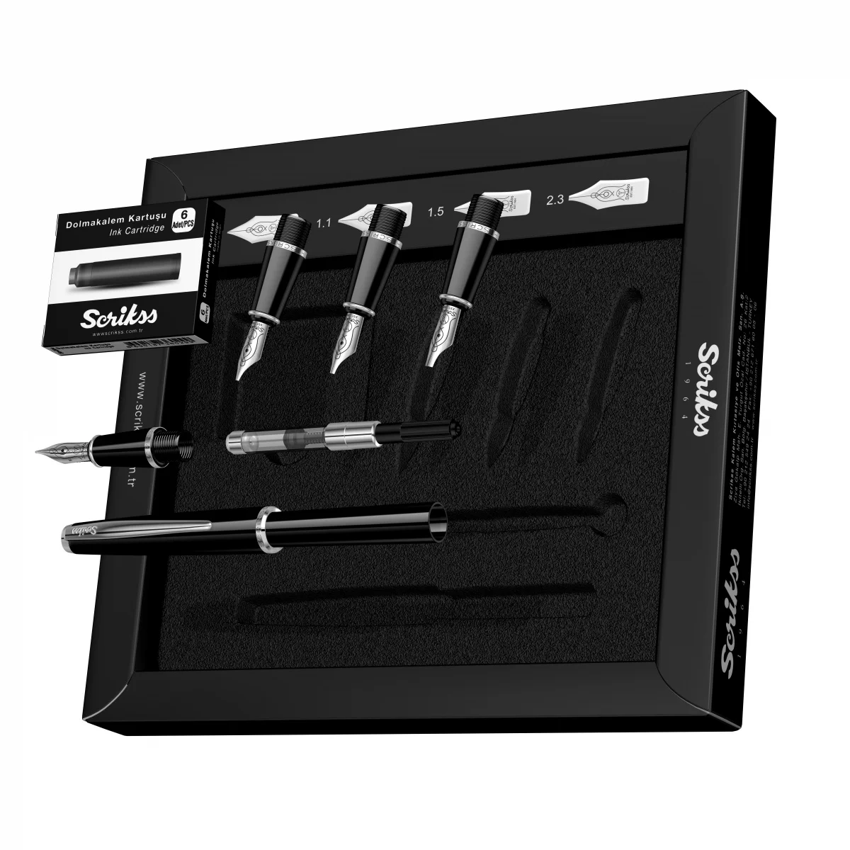 

Calligraphy Set Scrikss Black CT