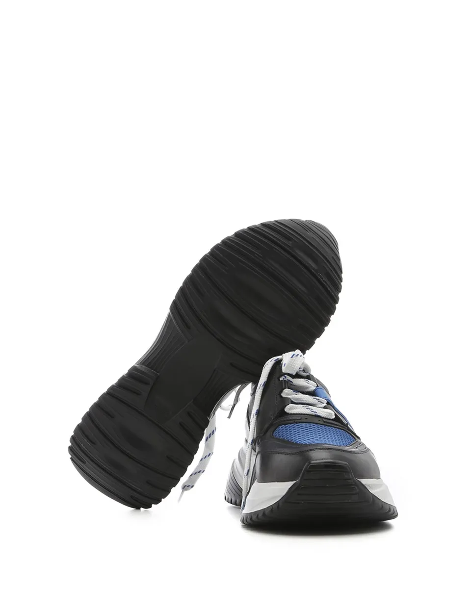 

ILVi-Genuine Leather Handmade Anderson Men's Sneaker Black Nappa Men Shoes