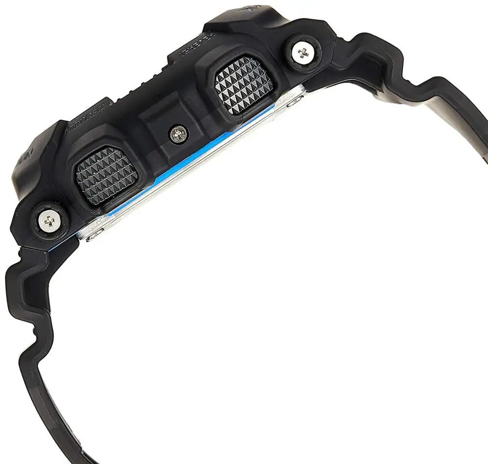 Мужские Аналоговые часы Casio G Shock с цифровым синим циферблатом мужские спортивные