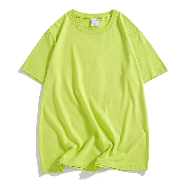 

T-Shirt de couleur unie pour hommes, haut coréen, T-Shirt décontracté pour hommes, 2022, coton de base, 100% Couple, T-Shirt