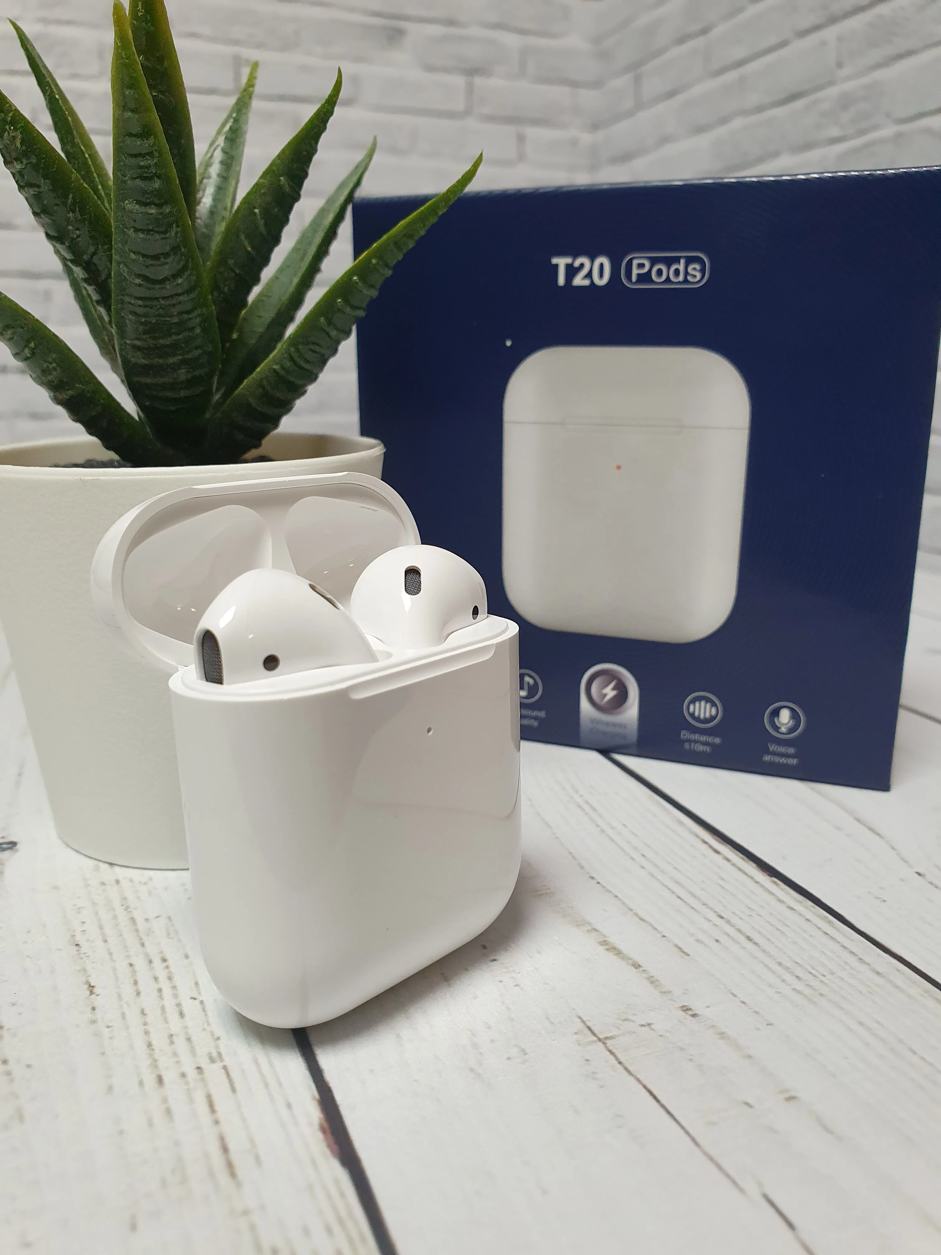 Беспроводные наушники T20 Pods гарнитура с сенсорным управлением |