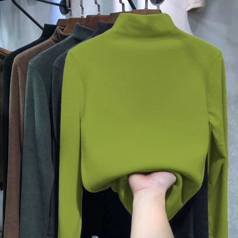 

2022 New Spring Autumn Ladies Long Sleeve T-Shirt Thermal Top Size M L XL
