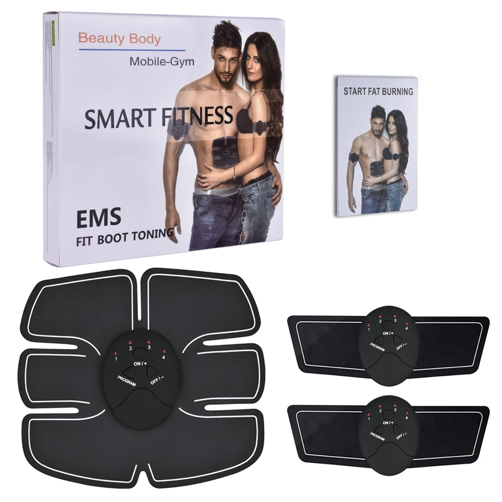 

Unisex EMS Wireless Muscle Stimulator Trainer Smart Fitness Abdominal Training Electric Weight Loss Full Body Slimming Massager