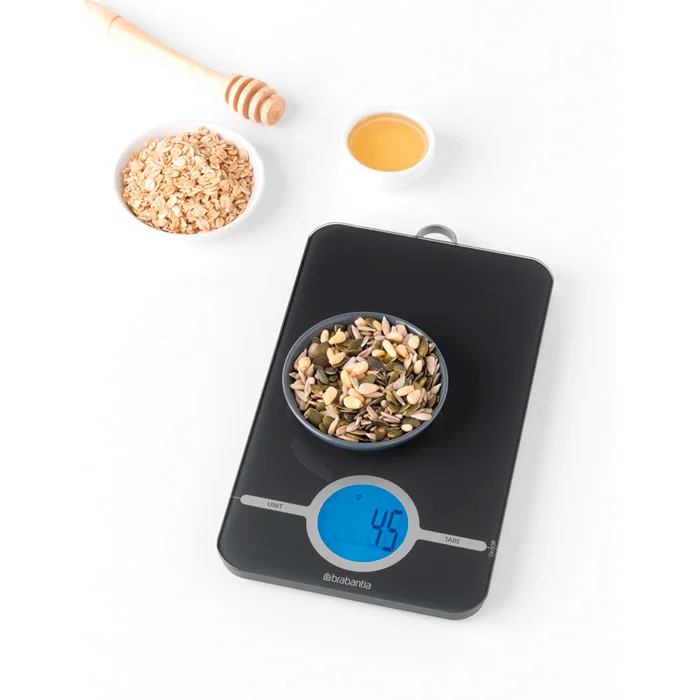 Весы кухонные Brabantia &quotTasty+&quot цифровые темно серый. 122644|Кухонные весы| |