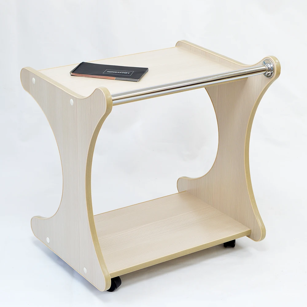 Передвижной журнальный стол СУ1 на колесиках. Мебель для гостиной кухни спальни.