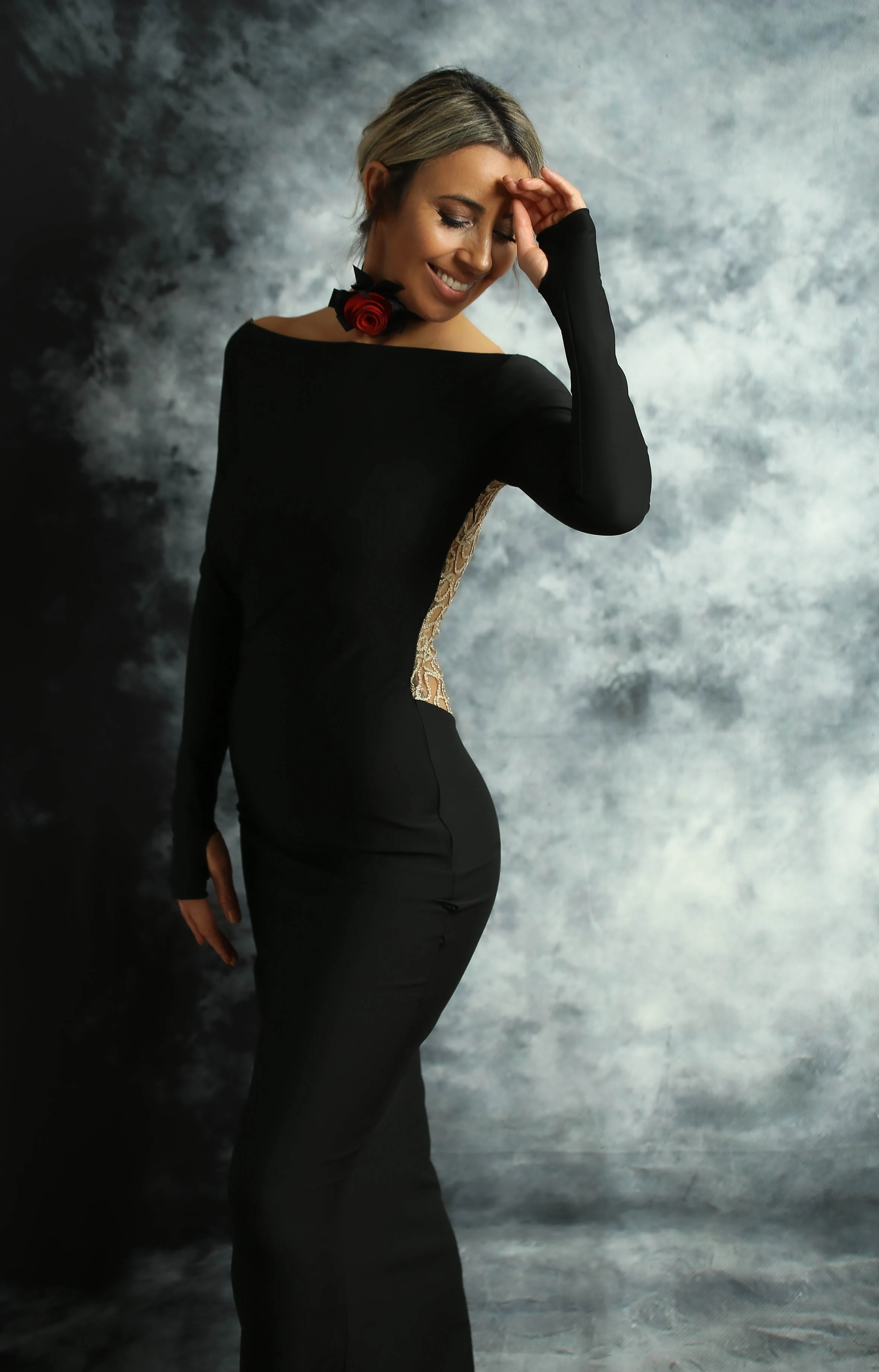 

Euznour design black women's dress, fashion, sexy long dress , party dress