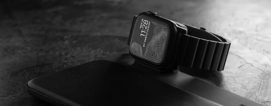 Браслет Nomad Titanium Band для Apple Watch 42/44 мм Чёрный|Ремешки часов| |