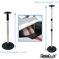 sealux aluminium 3 steps telescoping boat cover support system for marine yacht boat accessory fishing sailing hardware