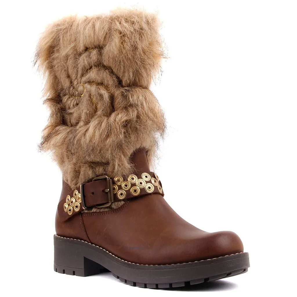 Sail Lakers-коричневые женские сапоги из нубука | Обувь