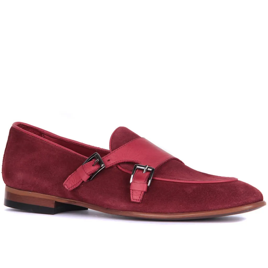 Sail-Lakers/бордовая замшевая мужская повседневная обувь из натуральной кожи