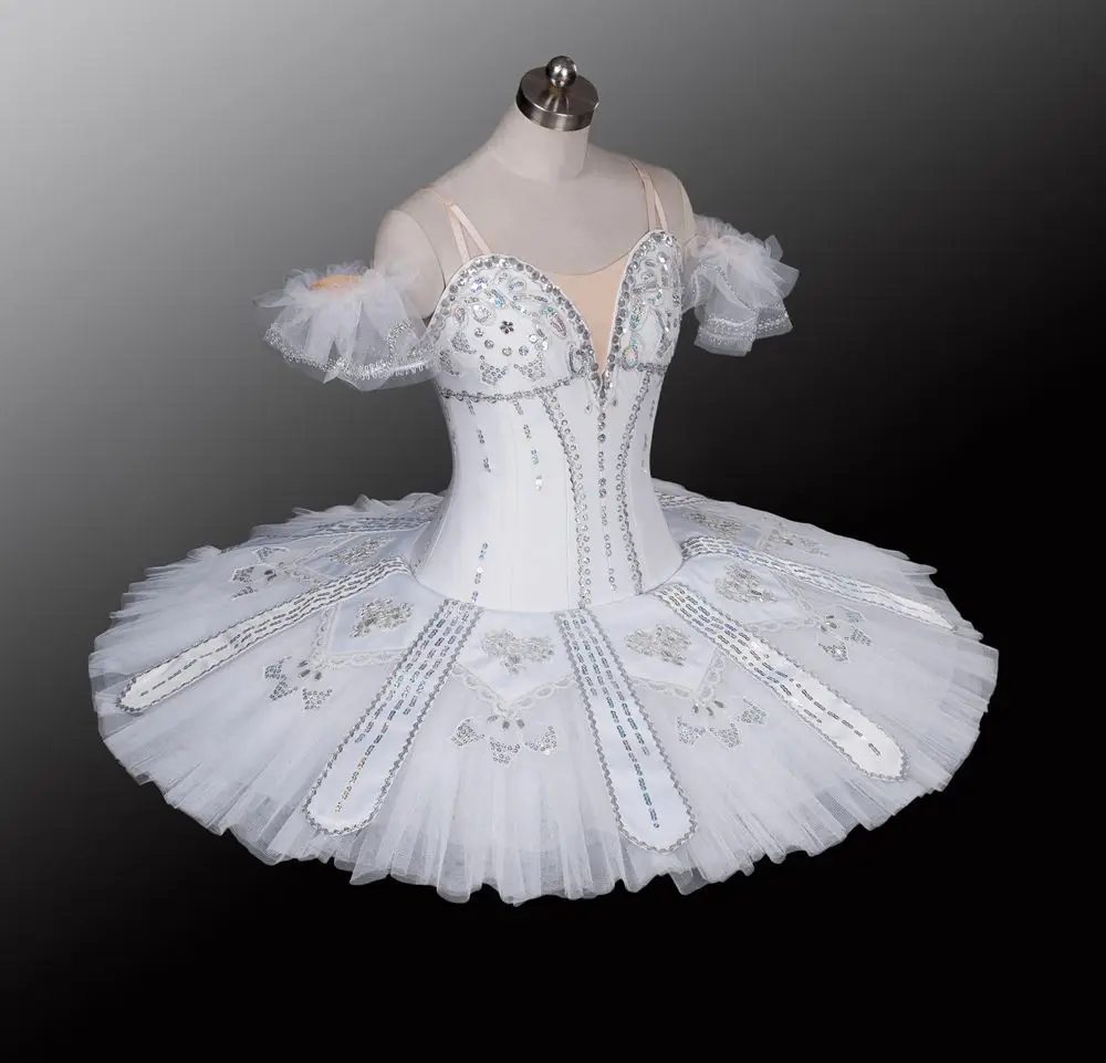 Professional Ballet Tutus Girls Pancake Swan Dress Classical Performance Ballerina Costume ballet dress snow white princess |