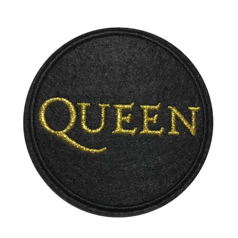 3 ''Королева золото Фредди Меркурий вышитая музыкальная группа вышивка железа