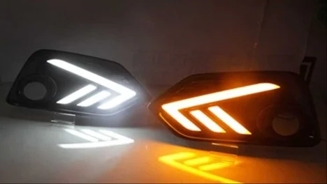 

2 шт., Автомобильные светодиодные дневные ходовые огни для Honda Civic Hatchback FK7 2016-2021