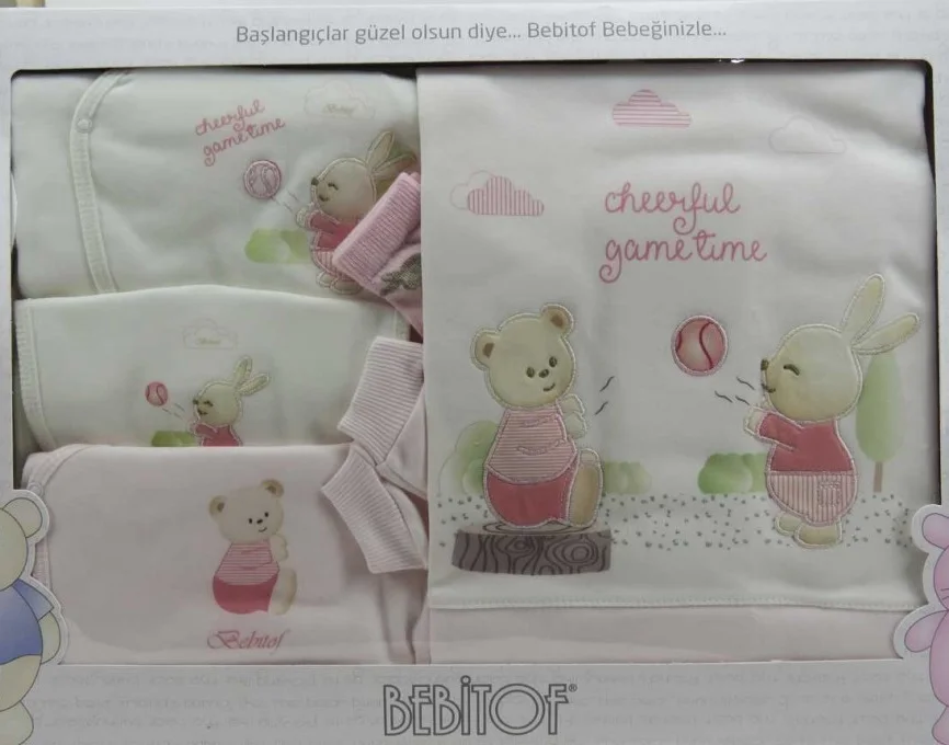Bebitof Newborn Baby Girls Clothing Cotton Basic Essentials Clothes 10 Piece Layette Wellcome Home Gift Set 0 3 Months | Мать и ребенок