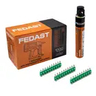 Гвозди 3.0*32 мм усиленные для монтажного пистолета в комплекте с газовым баллоном 165 мм FEDAST