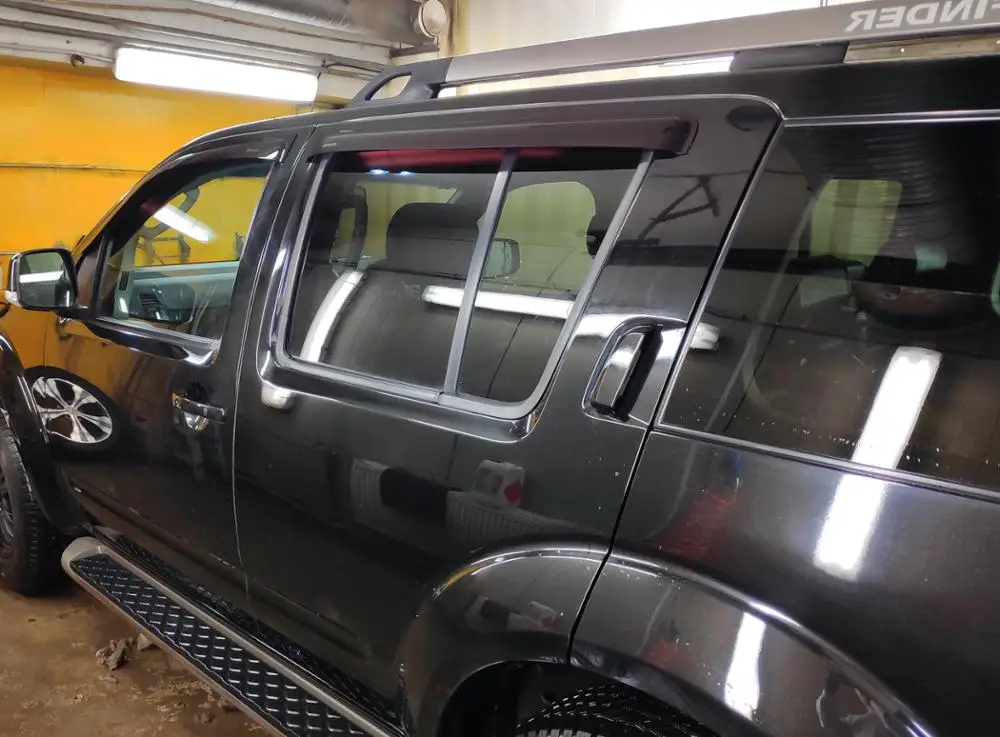 Ветровики для ниссан нисан патфайндер патфандер 2004 2014 R51 дефлекторы окон