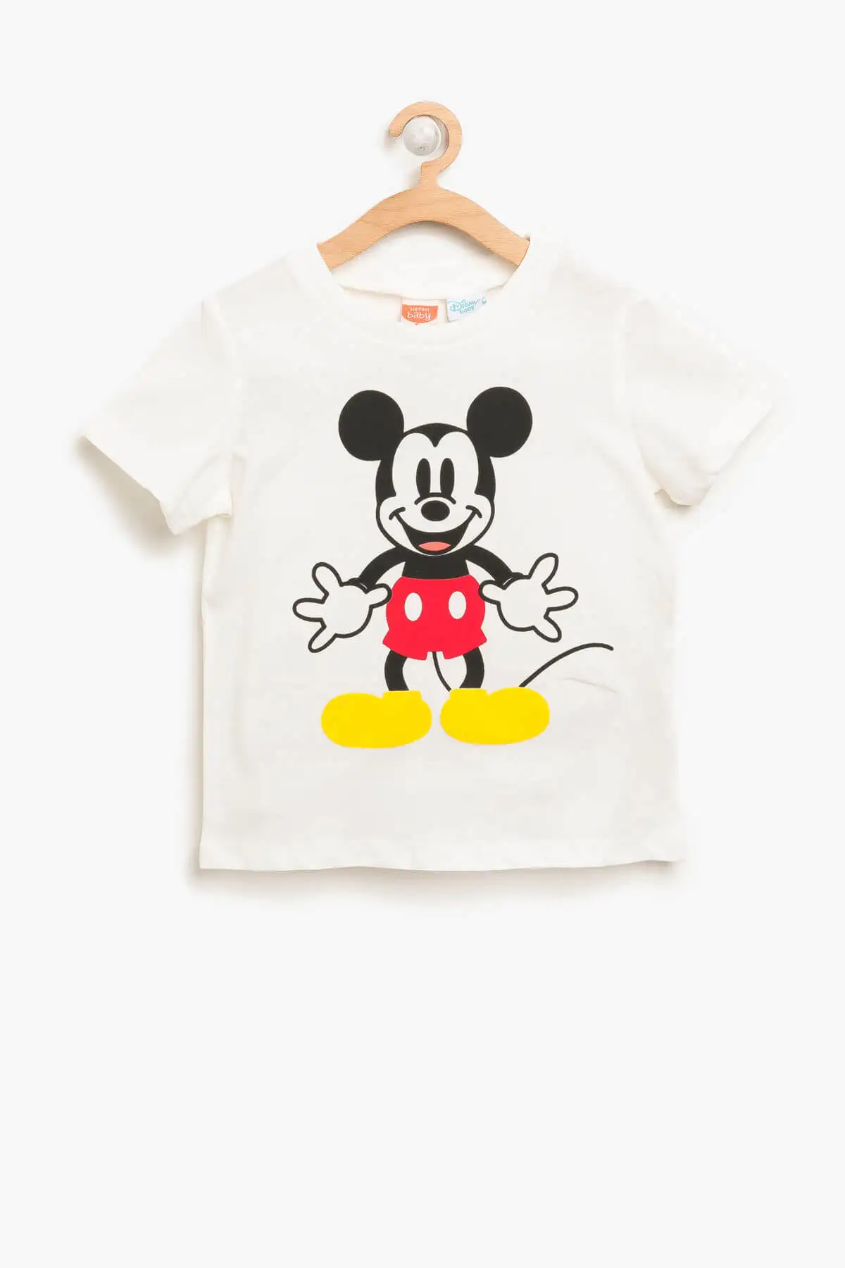 Coton Kids/белая футболка с принтом Микки Мауса Для маленьких мальчиков| |