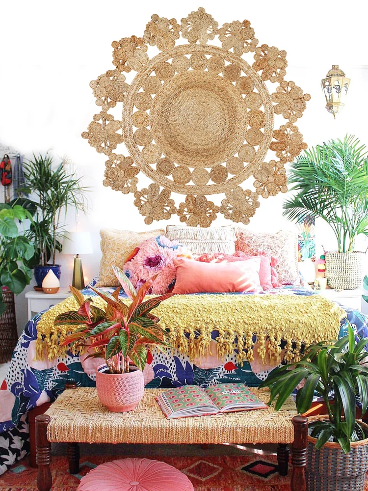 

Handmade Tapestry Handmade Tapestry India Imported Jute Carpet Bohemian