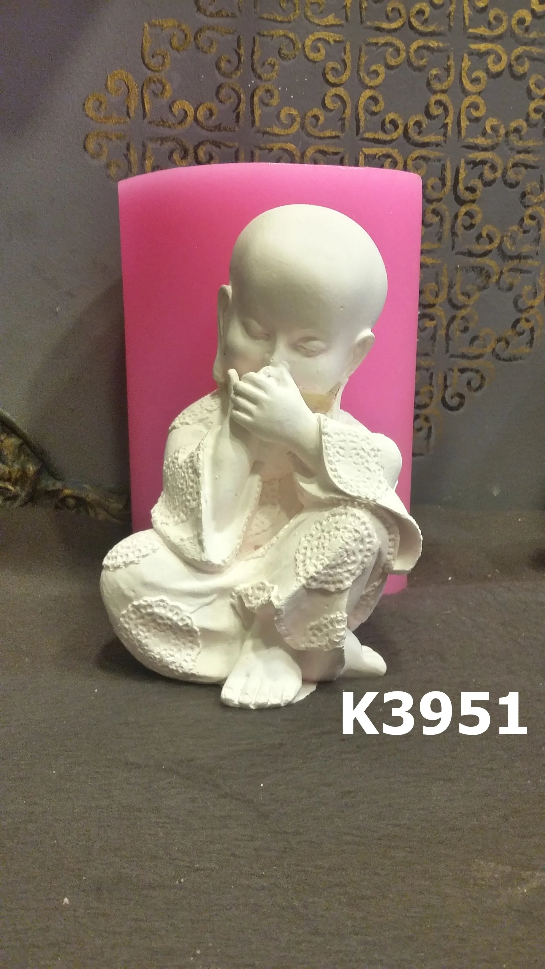 Molde de silicona de Buda-0