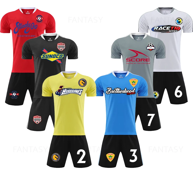 

2022 Adult Men Soccer Jersey Football Training Uniform Sportswear Tracksuit