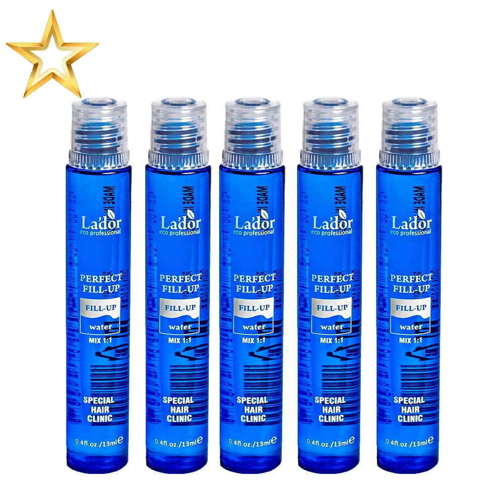 Набор из 2 / 5 10 шт. Восстанавливающий филлер для волос LAɽOR 13мл Корейская