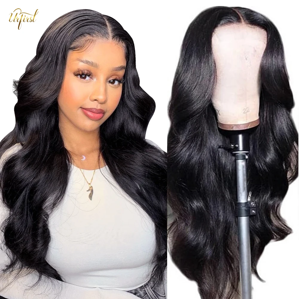 40 inch HD Transparent Lace Frontal Wig Human Hair Wigs For Women 250 Density Body Wave Lace Wig Urfirst 5x5 Lace Closure Wig