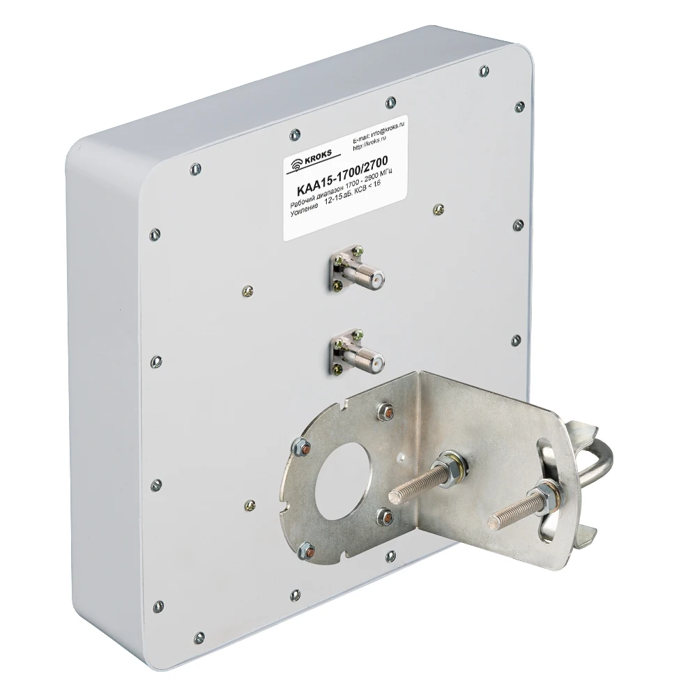 3G/4G MIMO антенна Kroks KAA15-1700/2700 (F-female) + модем Huawei e3372-320 +Wi-Fi роутер Netis 5230 пигтейлы CRC9-F