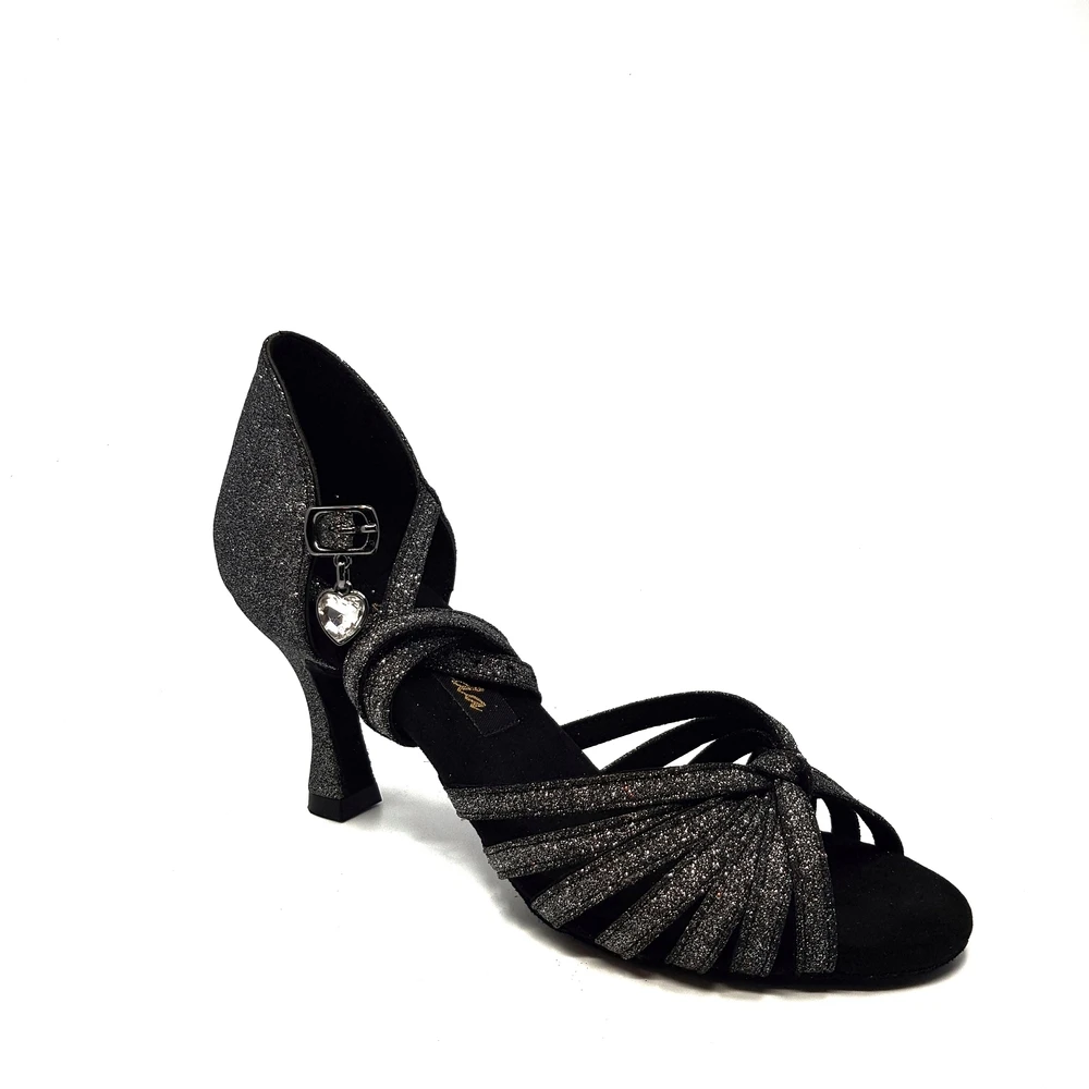 

Черные женские DanceShoes удобные гибкие ручной работы