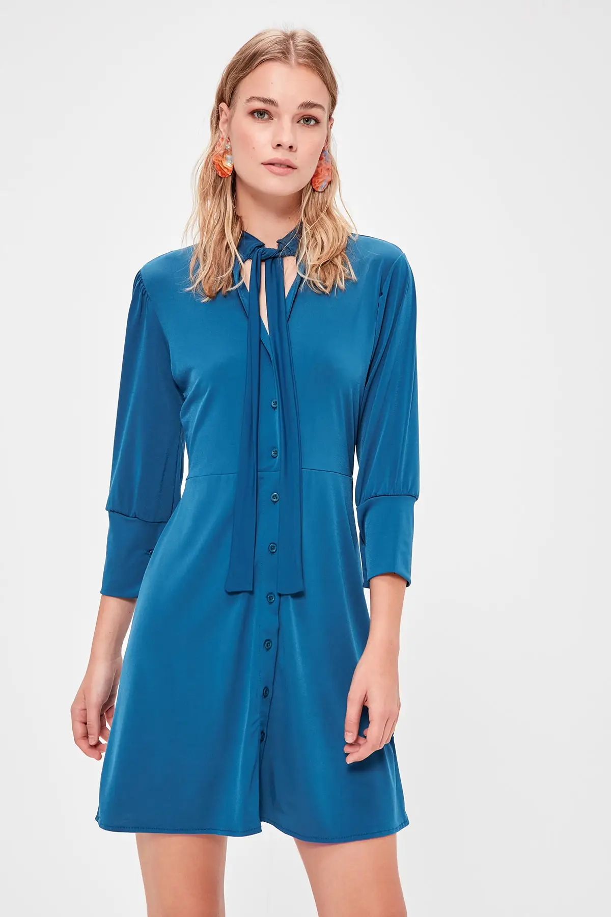 Trendyol кружевное трикотажное платье TWOAW20EL0760 | Женская одежда