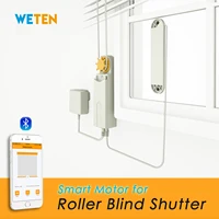 Smart Roller Blinds Shades Shutters Motor for Window Blinds Curtains, Powered By Solar Panel and Charger, Bluetooth APP Control