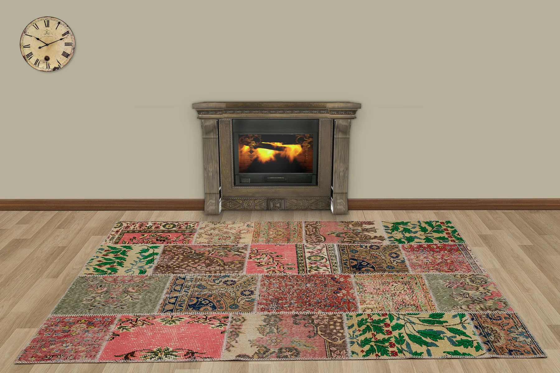 

Esiz Gzellie Sahip Olan Patchwork Hal(5562)160x230