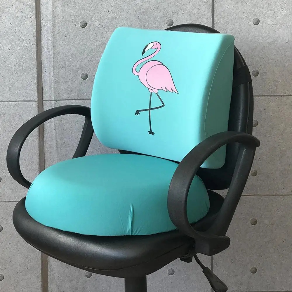 Prezzo Custog Memory Foam Cuscino Di Supporto In Vita E Seduta Con Cuscino Set Di 2 Per Sedia Da Ufficio Fenicottero Ortopedico Per Assistenza Sanitaria